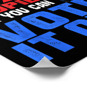 You Can T Fix Stud But You Can Vote It Out-anti Tr Poster (Ecke)