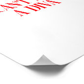 You Can't Arrest A Diva Funny Quote Women  Poster (Ecke)