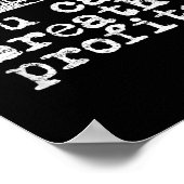 You Can't Breathe Profits - Environment Climate Ch Poster (Ecke)