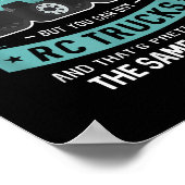 You Can't Buy Hapness But You Can Buy Rc Trucks  Poster (Ecke)