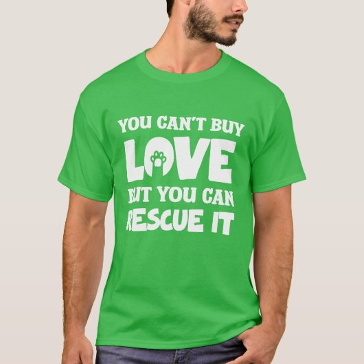 You Cant Buy Love But You Can Rescue It boy T-Shirt (Vorderseite)