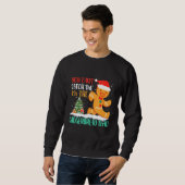 You Can't Catch Me I'm The Gingerbread Man Xmas Pa Sweatshirt (Vorne ganz)