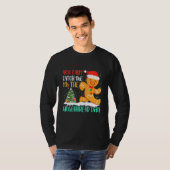 You Can't Catch Me I'm The Gingerbread Man Xmas Pa T-Shirt (Vorne ganz)