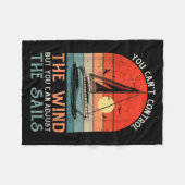 You Can't Control The Wind But You Can Adjust The Fleecedecke (Vorderseite (Horizontal))