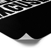 You Can't Desit Excuses Insrational Success Quote  Poster (Ecke)