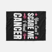 You Can't E Me I Beat Cancer  Fleecedecke (Vorderseite (Horizontal))