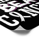 You Can't E Me I Beat Cancer  Poster (Ecke)