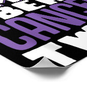 You Can't E Me I Beat Cancer Twice  Poster (Ecke)
