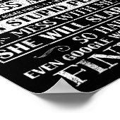 You Can't E Me I Have A Crazy Mom Pride Mother's D Poster (Ecke)