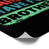 You Can't E Me I Have Four Brothers  Poster (Ecke)