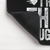 You Can't E Me I Have Three Daughters Shirt Father Mousepad (Ecke)