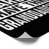 You Can't E Me I Have Three Granddaughters Grandpa Poster (Ecke)