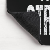 You Can't Fake Strong Werlifting Motivation Tee  Mousepad (Ecke)