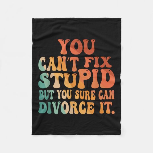 You Can't Fix Stud But You Sure Can Divorce It Div Fleecedecke (Vorderseite)