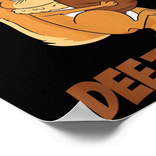 You Can't Handle Deez Nuts Squirrel Funny Deez Nut Poster (Ecke)