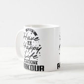 You Can'T Have A Happy Life Without Parkour Kaffeetasse (Vorderseite Links)