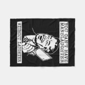 You Can't Have Manslaughter Without Laughte Funny  Fleecedecke (Vorderseite (Horizontal))