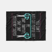 You Can't Just Cut People Off Quote Fleecedecke (Vorderseite (Horizontal))