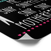 You Can't Just Cut People Off Quote  Poster (Ecke)