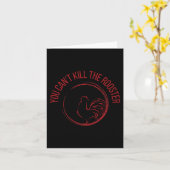 You Can't Kill The Rooster Premium  Karte (Gelbe Blume)