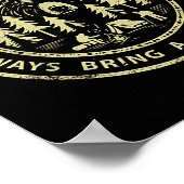 You Can't Outrun A Bear Always Bring A Slow Friend Poster (Ecke)