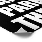 You Cant Park Es Funny Virgin Auto Meme Sarcasm Poster (Ecke)