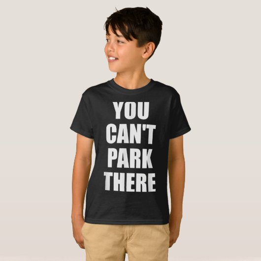 You Cant Park Es Funny Virgin Auto Meme Sarcasm T-Shirt (Vorne ganz)