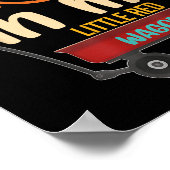 You Can't Ride In My Little Red Wagon  Poster (Ecke)