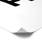 You Cant Scare Me i have a Crazy Sister Poster (Ecke)