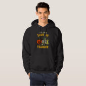 You Cant Scare Me im A Teacher Halloween Trick or Hoodie (Vorne ganz)
