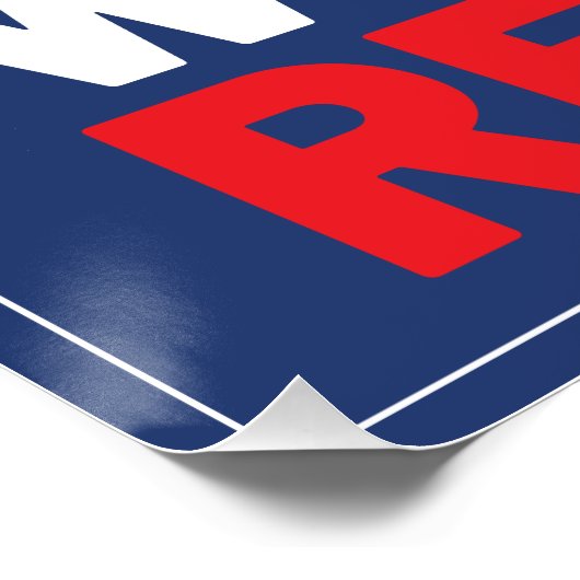 You Can't Spell Hatred Without Red Hat Poster (Ecke)