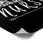 You Can't Tell Me What To Do You're Not My Nurse F Poster (Ecke)