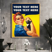 You Cat Do It Rosie Cat Lady Feminist Poster