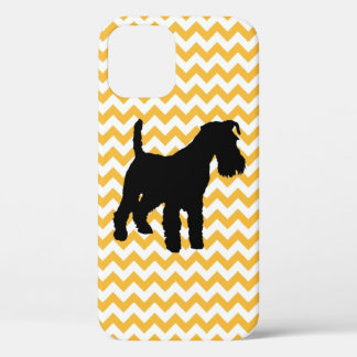You Choose Orange or Blue Chevron With Schnauzer C Case-Mate iPhone Hülle