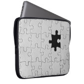 You Complete Me Romantic Black and White Jigsaw Laptopschutzhülle (Vorne Rechts)
