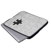 You Complete Me Romantic Black and White Jigsaw Laptopschutzhülle (Vorne Knopf)