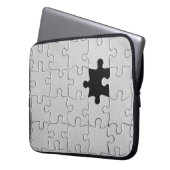 You Complete Me Romantic Black and White Jigsaw Laptopschutzhülle (Vorderseite Links)