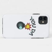 You Da Glitzer Bomb Case-Mate iPhone Hülle (Rückseite (Horizontal))