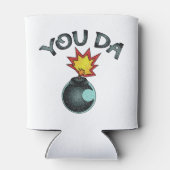 You Da Glitzer Bomb Dosenkühler (Rückseite)