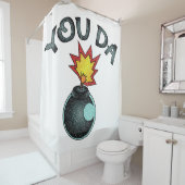 You Da Glitzer Bomb Duschvorhang (Beispiel)