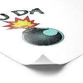 You Da Glitzer Bomb Fotodruck (Ecke)