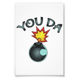 You Da Glitzer Bomb Fotodruck