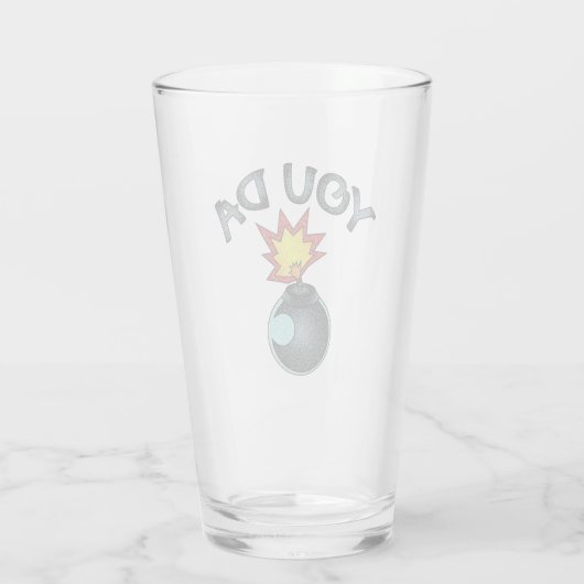 You Da Glitzer Bomb Glas (Rückseite)