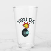 You Da Glitzer Bomb Glas (Vorderseite)