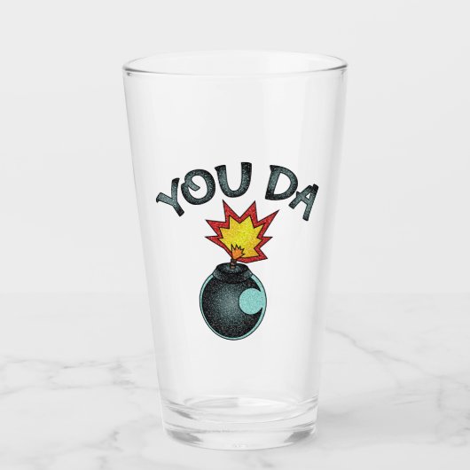 You Da Glitzer Bomb Glas (Vorderseite)