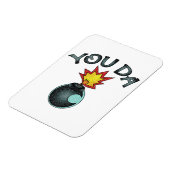 You Da Glitzer Bomb Magnet (Linke Seite)