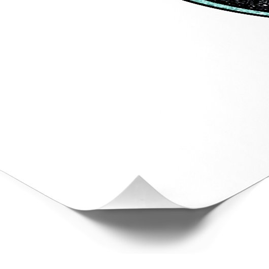 You Da Glitzer Bomb Poster (Ecke)