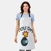 You Da Glitzer Bomb Schürze (Getragen)