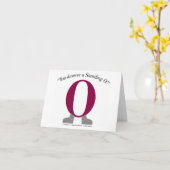 You Deserve a Standing O Thank You & Congrats Card Karte (Gelbe Blume)