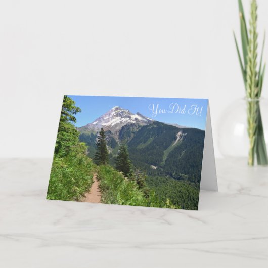 You Did It Graduation Celebration Karte (Vorderseite)